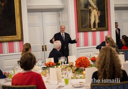 Hazar Imam speaking at the Dinner in His honour at Rideau Hall  2018-05-02